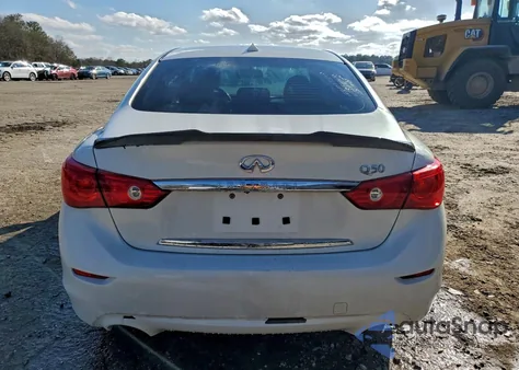 2015 Infiniti Q50 Base z USA, uszkodzony, nr VIN JN1BV7AP9FM338239